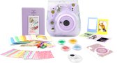 Set complet d' Accessoires de vêtements pour bébé pour Fujifilm Instax Mini 11 - Sac pour appareil photo avec Filtres, album photo et plus encore - Daisy Purple
