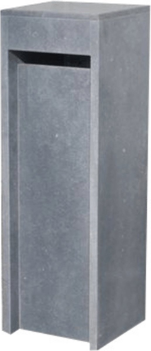 Belgische Arduin hardsteen brievenbus vrijstaand model 1 Stripe