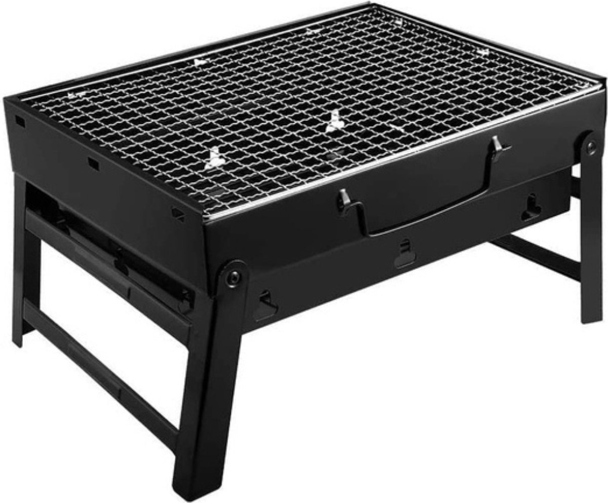 Tafel BBQ Houtskool - Mini BBQ - Tafel grill - Houtskool BBQ - BBQ - RVS