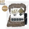 Hay Slowfeeder – Hooi Slowfeeder voor paarden – 10 kg hooi-capaciteit – Tegen stalverveling – Bevordert gezondheid – Fijnmazig 4,5 cm – Meer dan 1000 kg trekkracht/trekvastheid – 100x90 cm