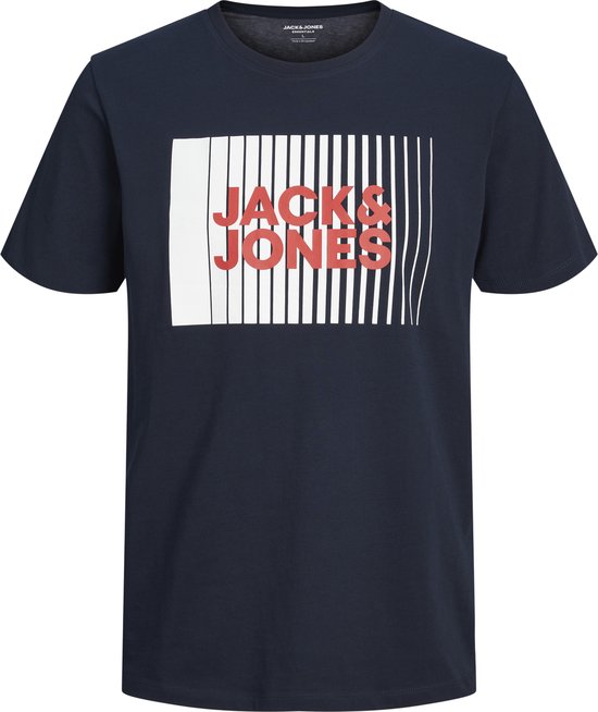 T-shirt Jack & Jones garçons - bleu foncé - JJEcorp - taille 140