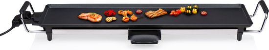 Foto: Alpina teppanyaki bakplaat grillplaat gourmetstel 4 personen 70 x 23cm 2000w