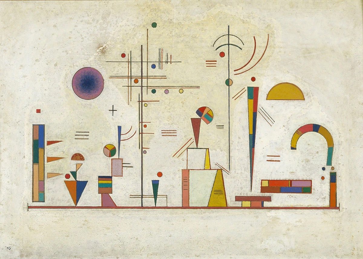 PGM Kunstdruk Wassily Kandinsky - Ernst Spaß 70x50cm Divers
