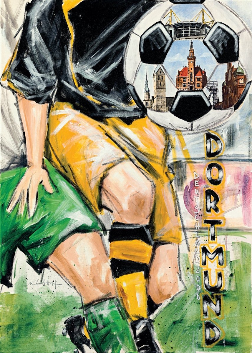 PGM Kunstdruk Michael Hopf - Dortmund 50x70cm Divers