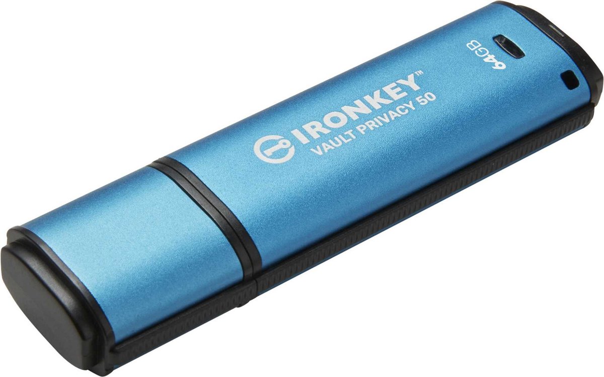 Kingston Technology IronKey Vault Privacy 50 USB flash drive 64 GB USB Type-A 3.2 Gen 1 (3.1 Gen 1)