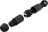 Deltaco LD-001 Waterdichte Koppeling voor CAT6 Kabels - Waterproof Coupler - 2 x CAT6 Shielded - IP67 - Zwart