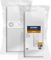 SQOON® - Stofzuigerzakken geschikt voor Festool Mini/Midi 2 II (v.a. 2019) Fijnstof geschikt - 5 stuks