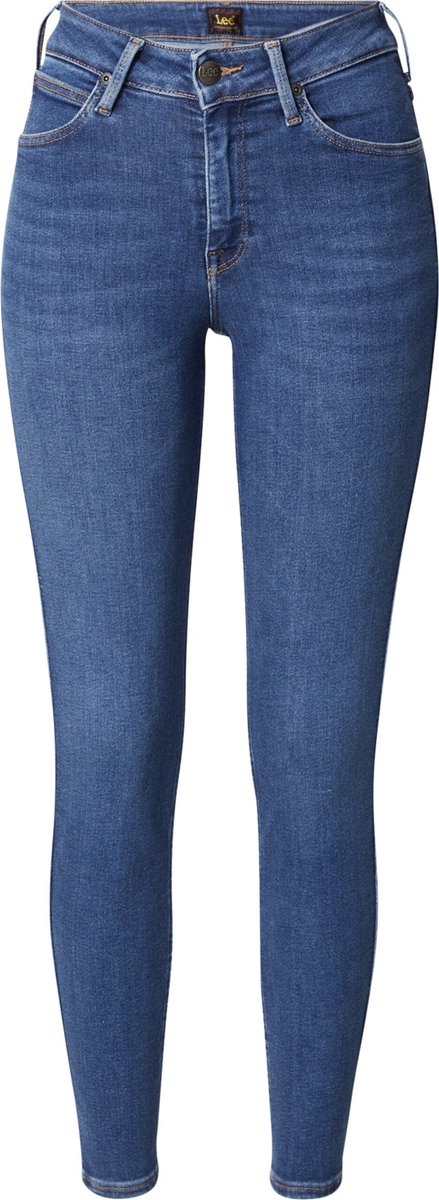 Lee Foreverfit Spijkerbroek 26 33 Vrouw Dark Subtle Worn