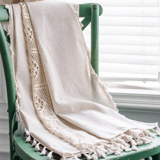 Xlabor Boho vintage gordijnen met kwastjes