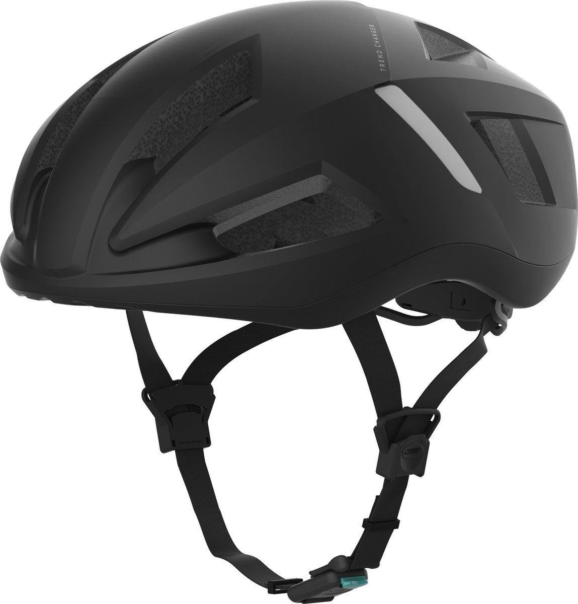 CRNK New Artica Fietshelm - Volwassenen - Zwart - Maat L - Verstelbaar - 11 Ventilatiegaten - 255 gram - Heren Dames - Racefietshelm
