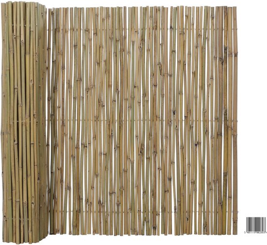 Famiflora bamboe tuinmat/privacyscherm/schutting - H150cm x 300cm - Bamboematten