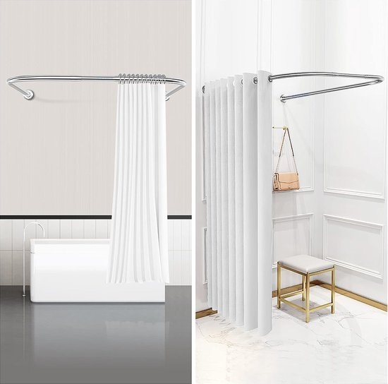 Douchegordijnstang bol