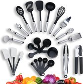 26-delige keukenset keukenaccessoires, kookset, keukengerei, set - Voor het koken voor het hele gezin