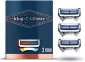 Gillette King C. Neck Razor Blades - 3 pieces