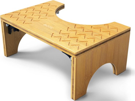 BOTC Tabouret de Toilette Pliable en Bamboe - Tabouret de Toilette ...