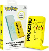 Pokémon - Pikachu - power bank magnétique sans fil - support de téléphone pliable - 5000mAh - USB-C