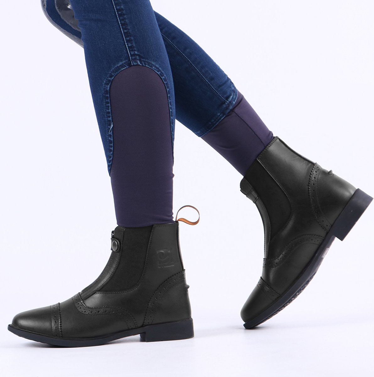 Epplejeck Jodhpurs Dresden - Paardrijlaarzen - Leer - Zwart - Maat 38