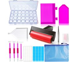 BOTC Diamond Painting Opbergdoos - 28 Potjes - Incl. 9 Toolkit