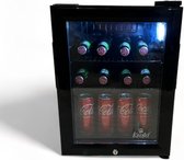 Koald SC35-BK-NL-KO - Mini koelkast - 35 Liter - Horeca - Met Glazen Deur - Zwart