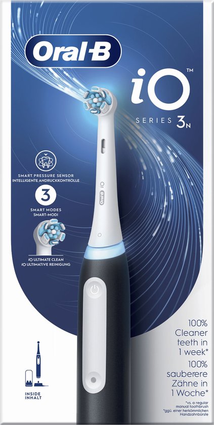 Braun Oral-B iO 3N Brosse À Dents Électrique Noire