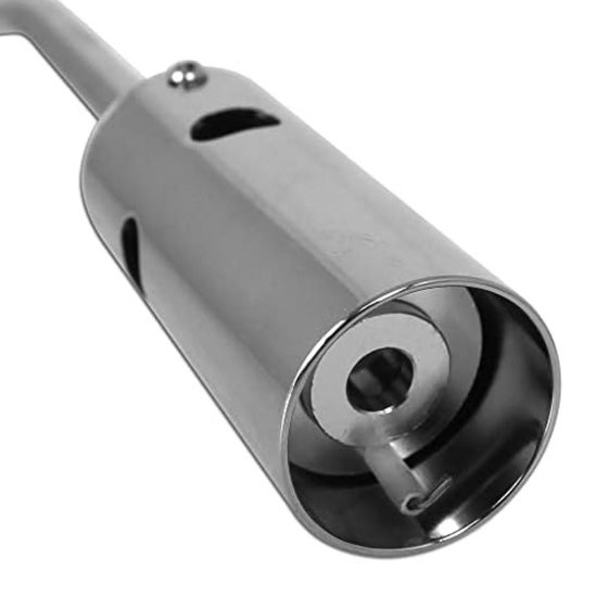 Onkruidbrander Set - Gasbrander Vlammenwerper - Onkruid Verwijderen - Inclusief 4 Gaspatronen - 80 cm Lengte - Zilver van Merkloos	 — afbeelding 3