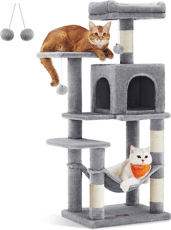 Hey-brother XXL krabpaal voor grote katten, 180 cm hoog, stabiele Hey-brother XXL krabpaal voor grote katten, 180 cm hoog, stabiele