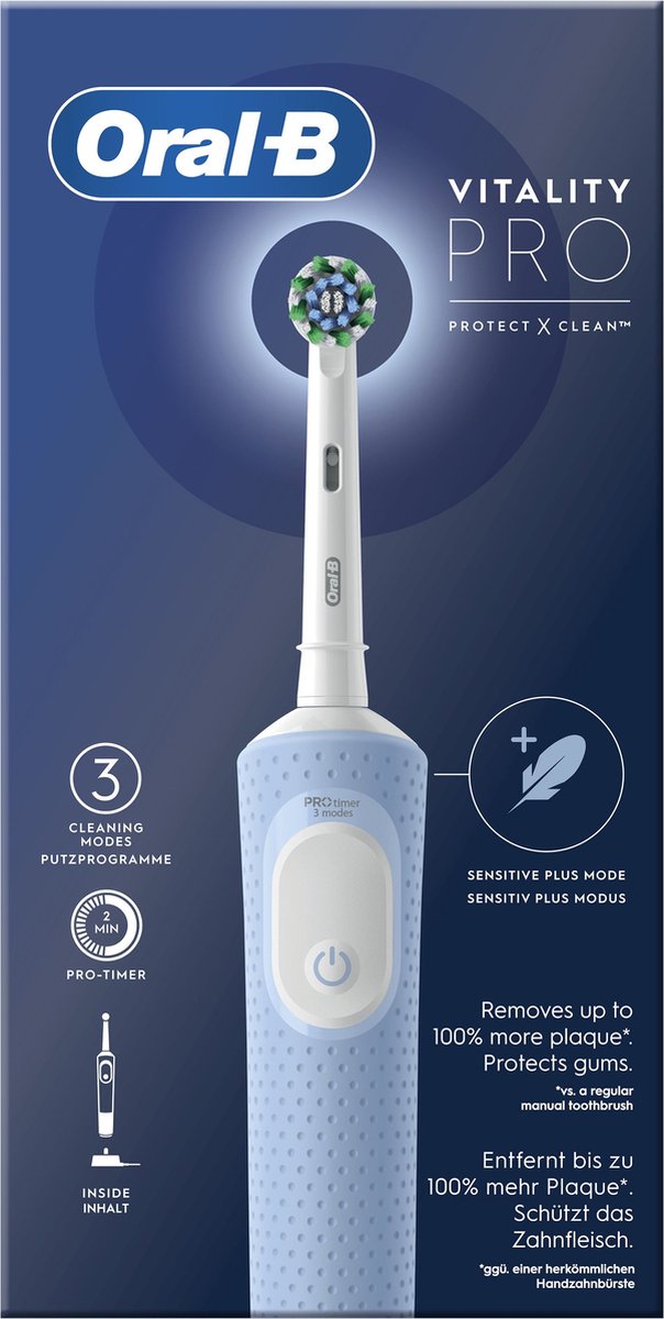 Afbeelding 3 van Oral-B Vitality Pro - Blauw - Elektrische Tandenborstel