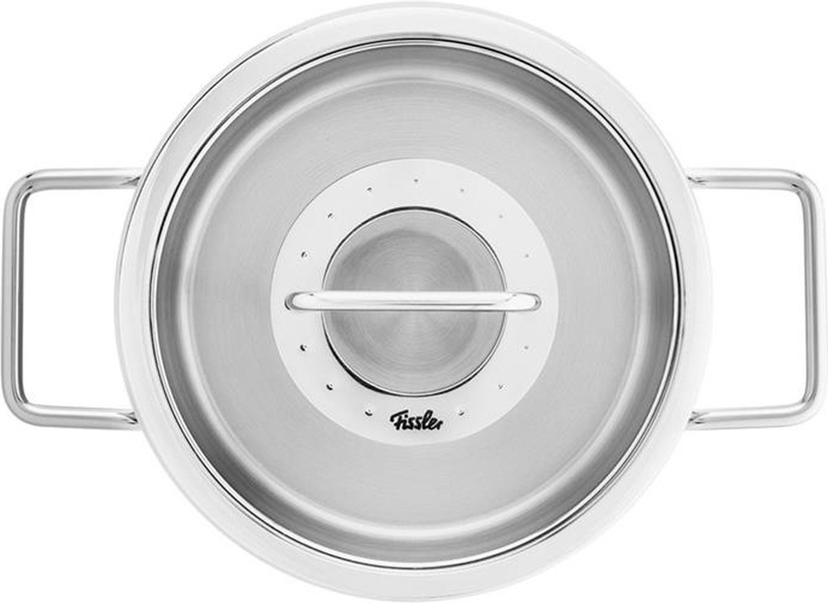 Fissler Pure Collection Pannenset met glazen deksel - 4 delig