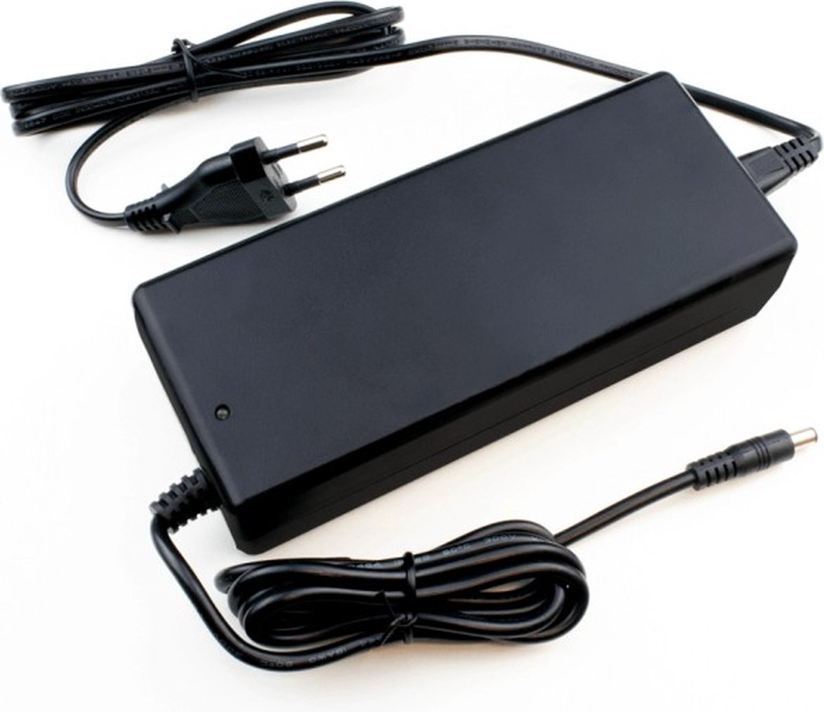 Led strip adapter 96 Watt - 24V / 4A - Stevige kunstof behuizing - Zwart
