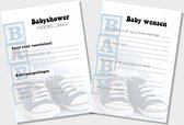 2x20 leuke Babyshowerkaarten | Babyshower | spelletje invulkaarten (A5 formaat) 2x20Babyshower02