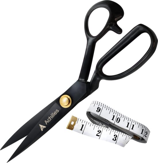 Achilles® Kuro (黒) Kleermakersschaar 31CM- Extra sterk uitvoering - Stoffenschaar - Textielschaar