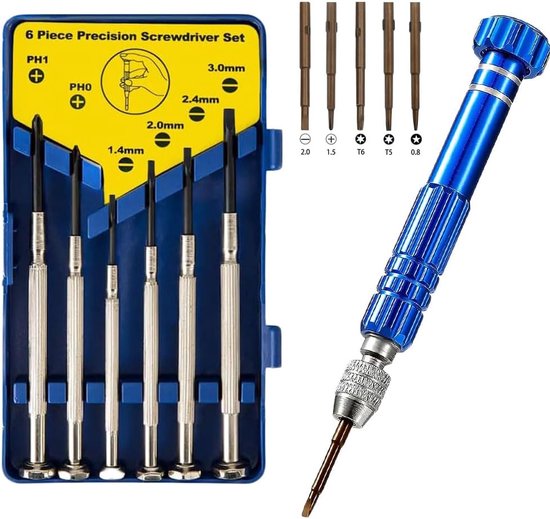 20-in-1 Precisie Schroevendraaierset - Mini Set Voor Brillen, Horloges En Elektronica