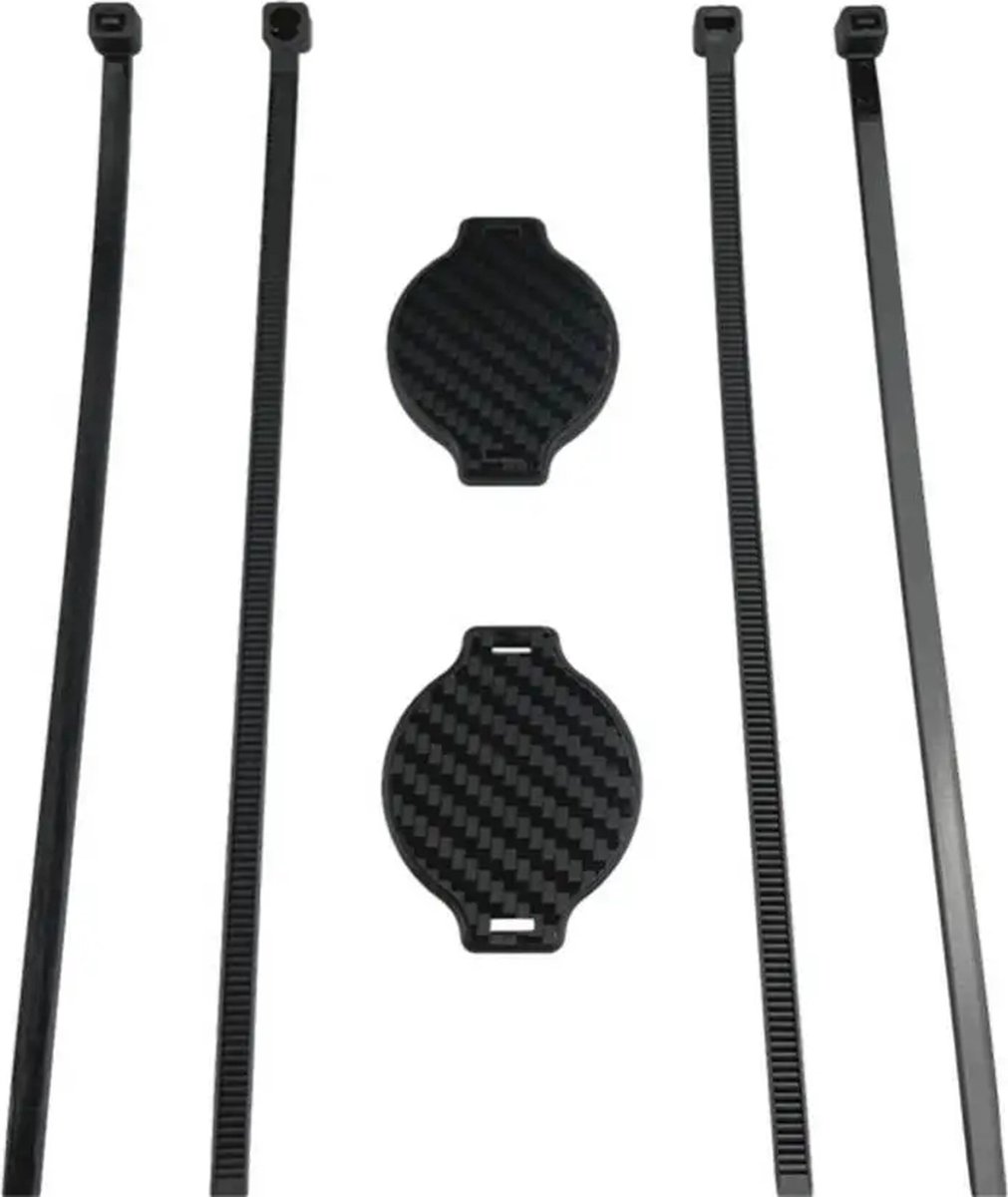 DrPhone ATH3 Fietst/E-Bike Houder Anti-Diefstal + Houder - Geschikt voor Airtag – Traceerbaar – Zwart