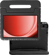 Hoesje Geschikt voor Samsung Galaxy Tab A9 Hoesje Kinderhoes Shockproof Hoes Kids Case - Zwart.