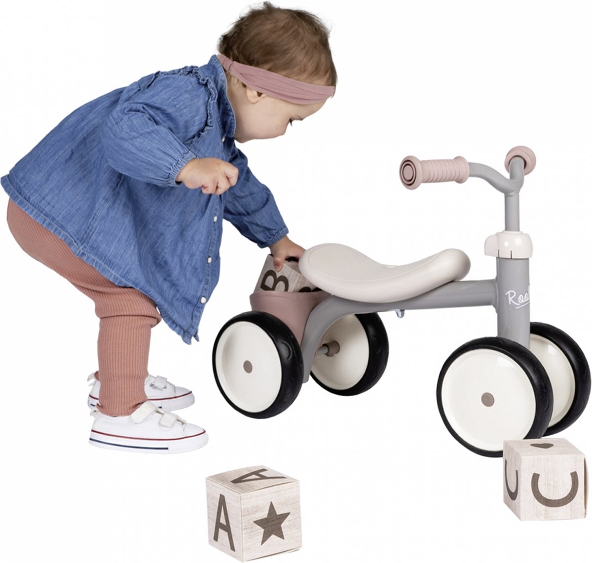 Smoby Rookie - Loopfiets - Step - Roze - Ontdek de Wereld op Vier Wielen! — afbeelding 4