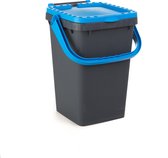 Ecoplus 25 liter afvalemmer blauw - afvalscheidingsbak - sorteerbak - afvalbak