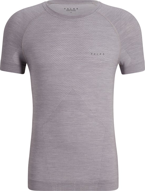 T-shirt FALKE Wool Tech Light Homme 33230 - Gris 3757 grey-heather Homme - M