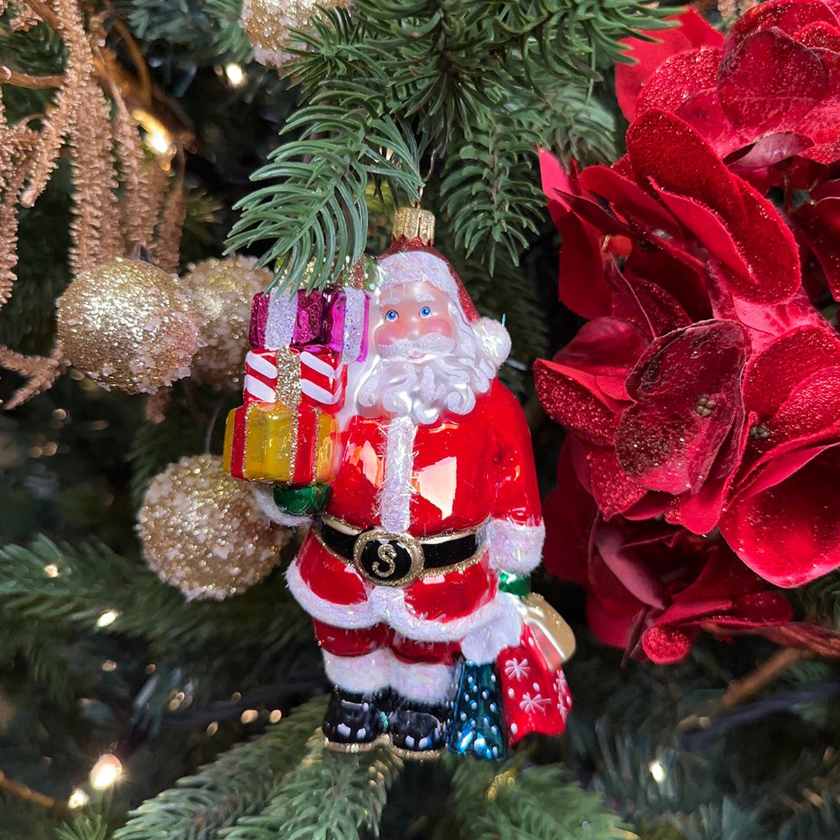 Old World kerstboomversiering: Ierse engel van glas geblazen ornamenten
