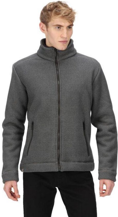 The Regatta Garrian Ii Bomber Jacket - Homme - Avec doublure en tissu Sherpa - Gris clair