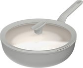 Bol.com Berghoff Leo Balance Recycled Wokpan met Deksel - Ø 28cm - Moonmist aanbieding