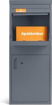 Apakketbus Flexbus Grijs - Pakketbrievenbus - Pakketbus - Pakketbox - Staande brievenbus - GRATIS DEMPINGSMAT