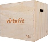 Plyo Box en bois VirtuFit 3-en-1 - Grand - 50 x 60 x 75 cm