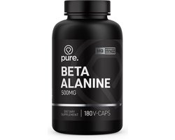 Pure. Beta Alanine - 500mg - 180 V-Caps - aminozuur - vegan capsules
