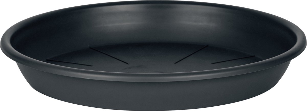 Juypal Plantenschotel - zwart - kunststof - Dia 30,5 cm - onderschotel/opvangschaal
