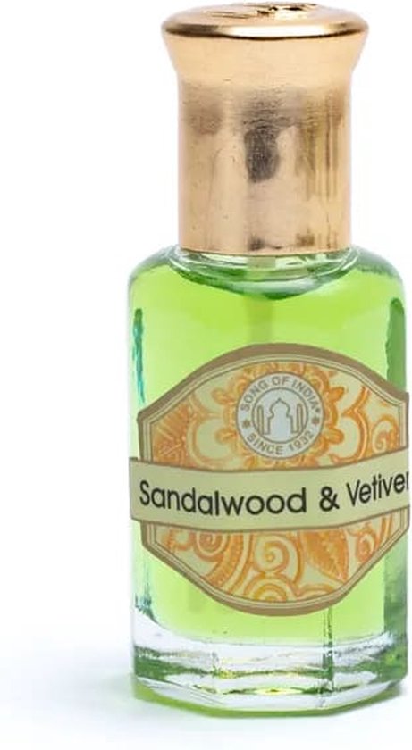 Song of India - Sandelhout & Vetiver - Ayurveda Geurolie Parfum 10 ml - Song of India