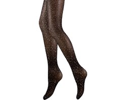 Glitterpanty - Visgraat - Zwart-Zilver - Maat S-M (36-40)