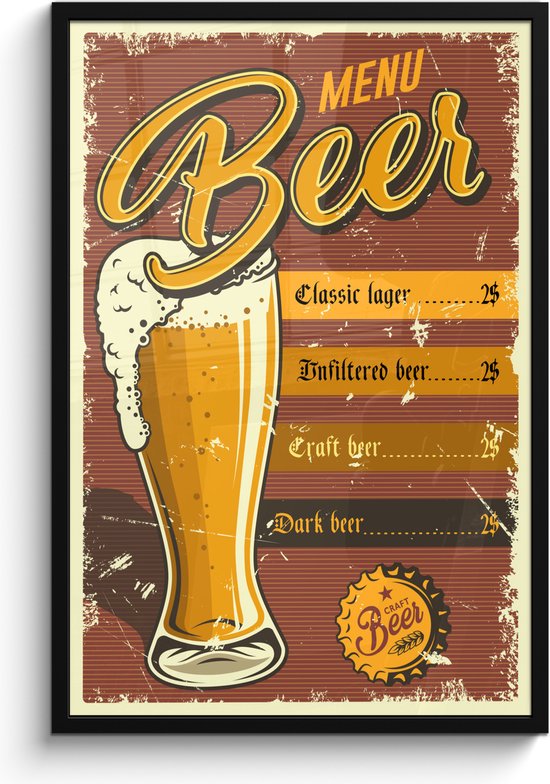 Poster Mancave - Bier