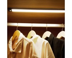 foto van Yeelight kastverlichting - Voordeelset van 2 stuks - Met bewegingssensor - Warm wit licht - 2 stuks van 40 cm lang - Kastverlichting LED draadloos