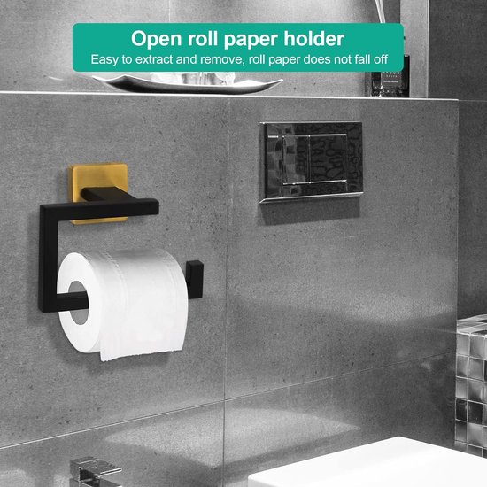 Verzonken Toiletpapierrolhouder Met Opslag, Roestvrijstalen Tissuepapierrolhouder Waterdichte Opbergdoos Muurbevestiging Voor Badkamer, Rechterdeur
