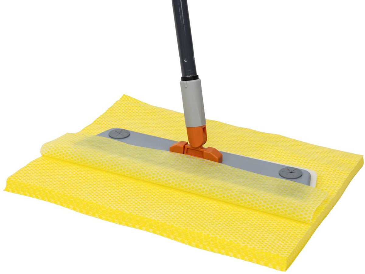 Originele Stofwisser Flipper Compleet + 50 Wisdoeken Roos